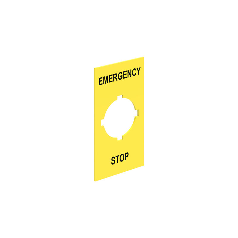 LOVATO Electric LPXAU110 štítek EMERGENCY/STOP