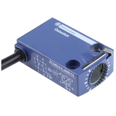Telemecanique Sensors  ZCMD21L08R12 Tělo poloh. spínače Universal Osiconcept, kov. miniatur., připoj. vzdál. konektorem M12