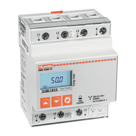 LOVATO Electric DMED300F 3 fázový elektroměr 63A +1 UTF certifikát