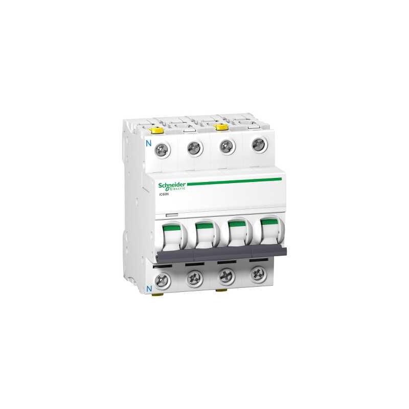 Schneider Electric A9F04704 Jistič Acti9 iC60N 3P+N 4A C 6kA