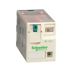 Schneider Electric RXM2AB2ED Miniaturní 2P, 12 A, 48 V DC s LED (obj.množství 10 ks)