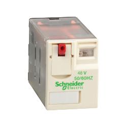 Schneider Electric RXM4AB1E7 Miniaturní 4P, 6 A, 48 V AC bez LED (obj.množství 10 ks)