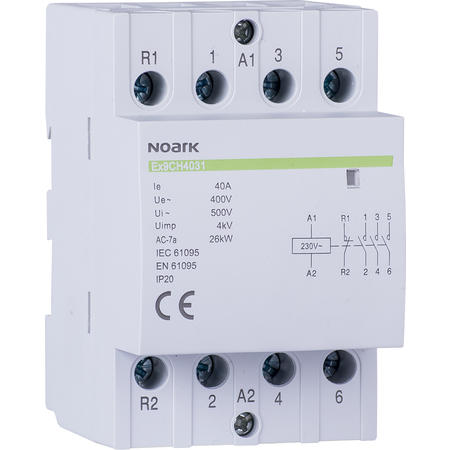 Noark 107027 Modulární relé Ex9CH63 31 24V 50/60Hz