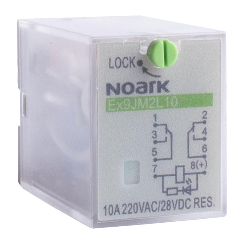 Noark 110291 Ex9JM2L10 12VDC Zásuvné relé 10 A, 12 V