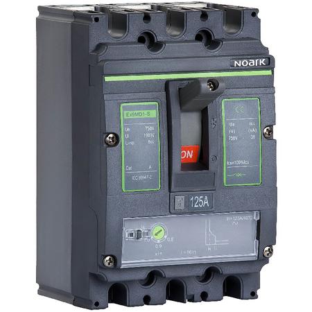 Noark 112555 Ex9MD1N TM 16 3P EU DC MCCB, termomagnet