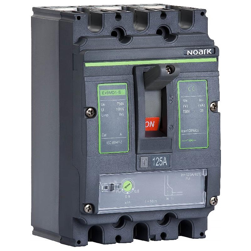 Noark 112555 Ex9MD1N TM 16 3P EU DC MCCB, termomagnet