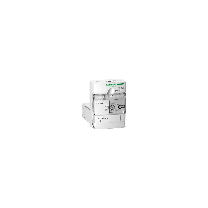 Schneider Electric LUCB05BL TeSys řada U, rozšířená řídicí jednotka, 1,25…5A, třída 10 pro 3-fáz.motory, pro základní modul 12 nebo 32 A, 24V DC