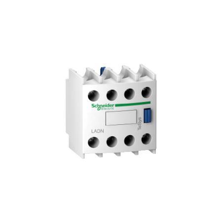 Schneider Electric LADC22 Blok pomoc. kontaktů, montáž čelně, 2"Z"+ 2"V", vč.1"Z"+1"V" s překrytím