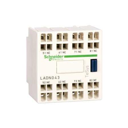 Schneider Electric LADN313 BLOK POM.KONT.PRUŽ.SVORK.ČELNÍ 3Z+1V