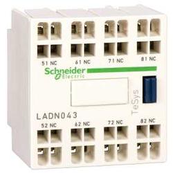 Schneider Electric LADN403 BLOK POM.KONTAKTŮ PRUŽ.SVORKY-ČELNÍ