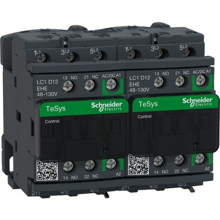 Schneider Electric LC2D12EHE TeSys D Green 3P reverzační 12A 48 - 130V  AC/DC