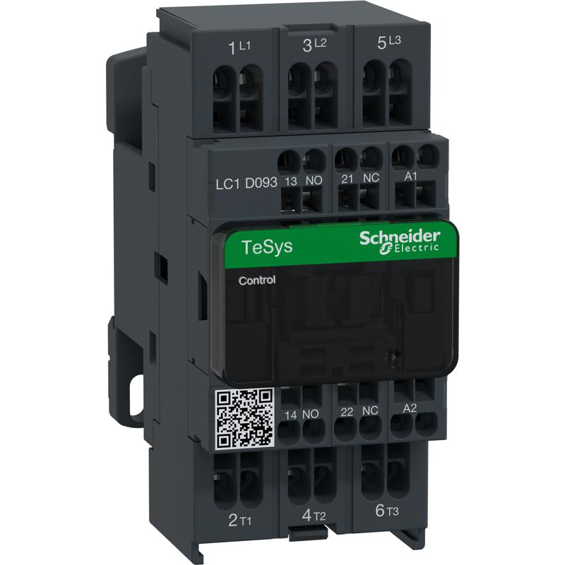 Schneider Electric LC1D093B7 Stykač 9A 1"Z" +1"V", pruž.svorky, 24V 50/60Hz