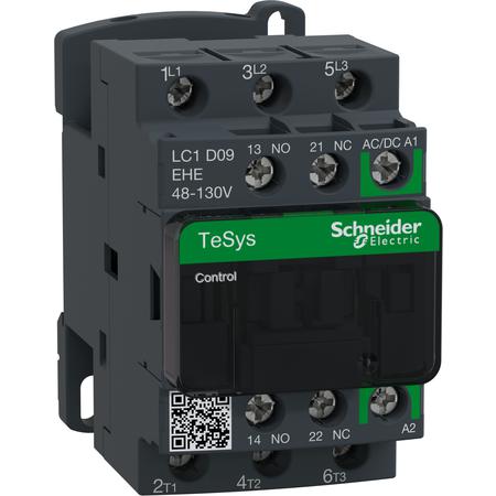 Schneider Electric LC1D09EHE TeSys D Green 3P 9A 48 - 130V AC/DC