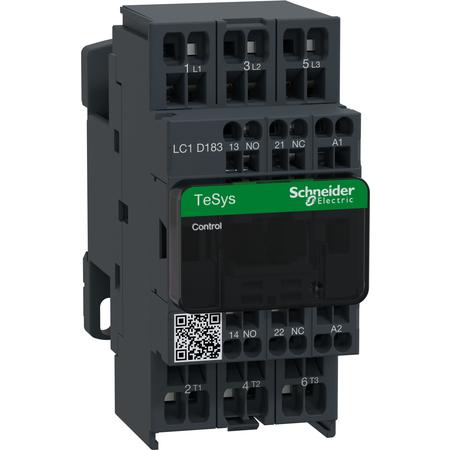 Schneider Electric LC1D183F7 Stykač 18A 1"Z" +1"V", pruž.svorky, 110V 50/60Hz