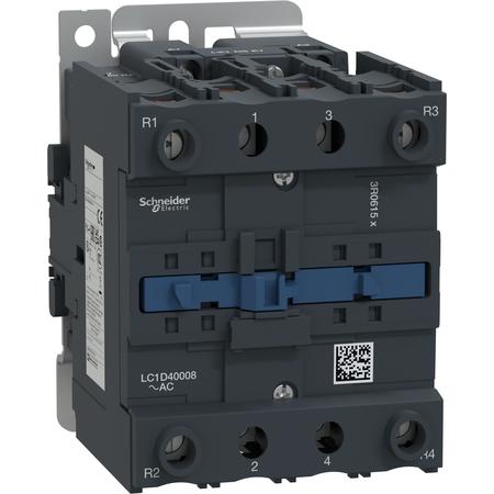 Schneider Electric LC1D40008E7 CONTACTOR 40A 2P2R 48V50/60HZ