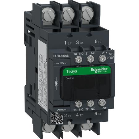 Schneider Electric LC1D65A6MD 3P stykač se svorkami pro oka AC3 440V 65A cívka 220V DC