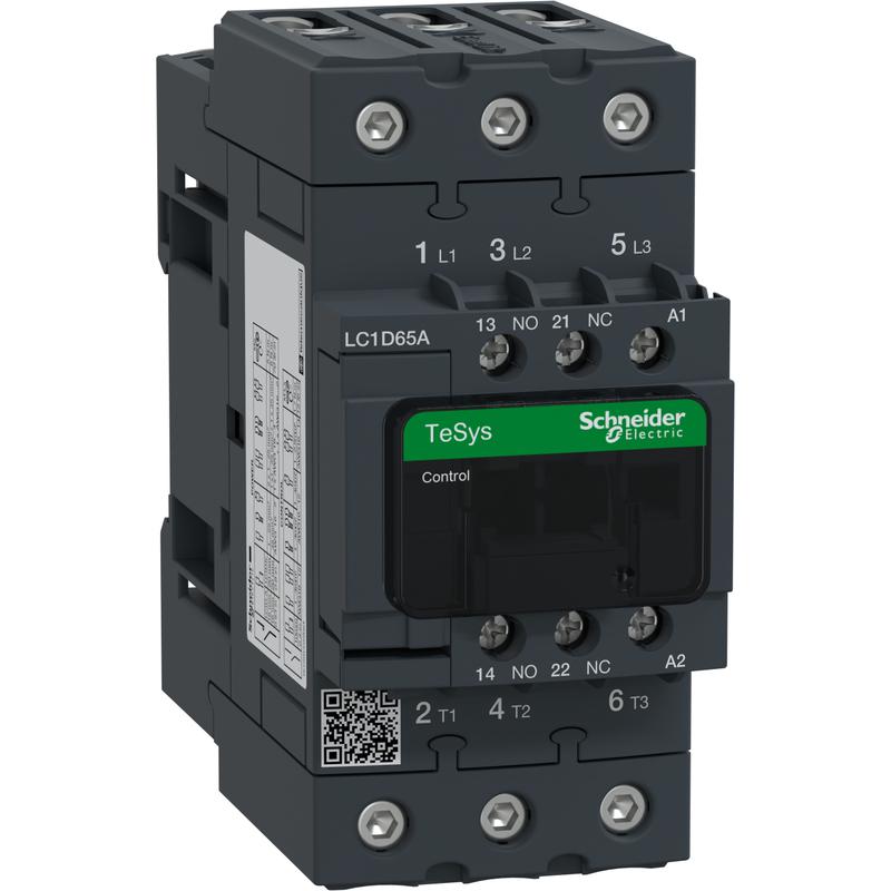 Schneider Electric LC1D65AE7 3P Everlink stykač AC3 440V 65A cívka 48V AC 50/60Hz