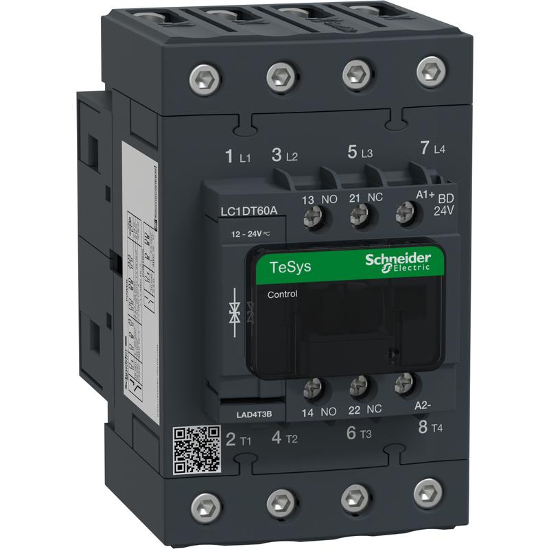 Schneider Electric LC1DT60ABD 4P Everlink stykač AC1 415V 60 A cívka 24V DC