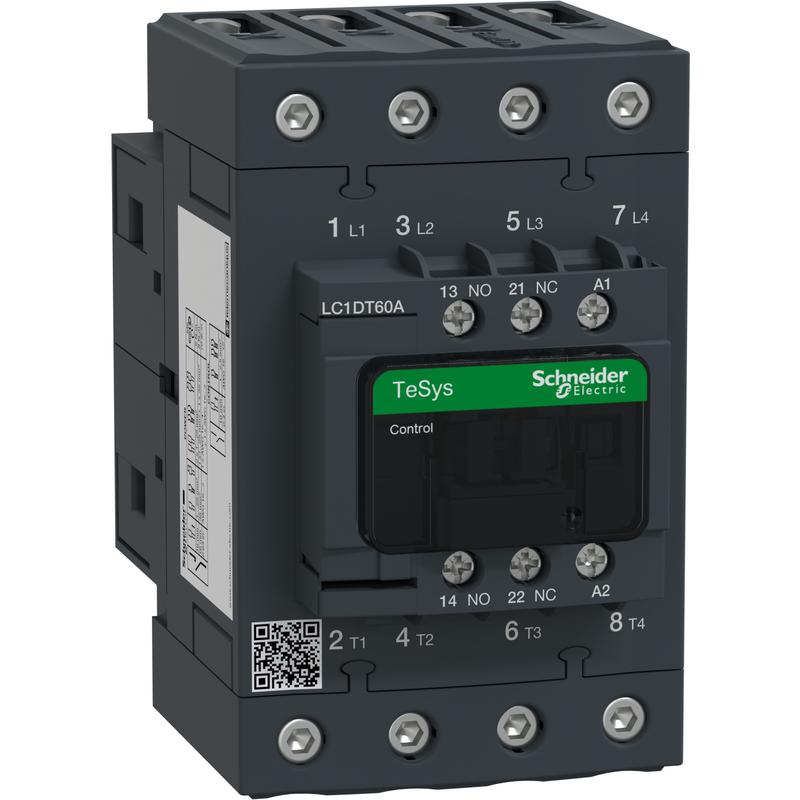 Schneider Electric LC1DT60AE7 4P Everlink stykač AC1 415V 60 A cívka 48V AC 50/60Hz