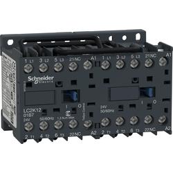 Schneider Electric LC2K1201P7 reverzační ministykač 3P 12A AC-3 440V-pomocný kontakt 1V-cívka 230V 50Hz