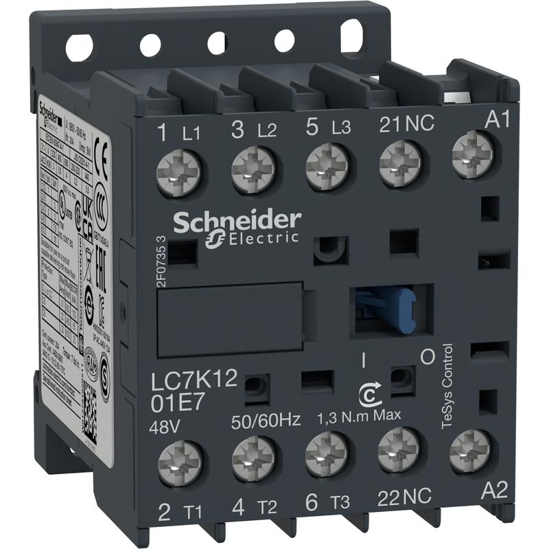 Schneider Electric LC7K1201M7 TeSys K stykač - 3P (3Z) - AC-3 - &lt;= 440 V 12 A - cívka 220...230 V AC