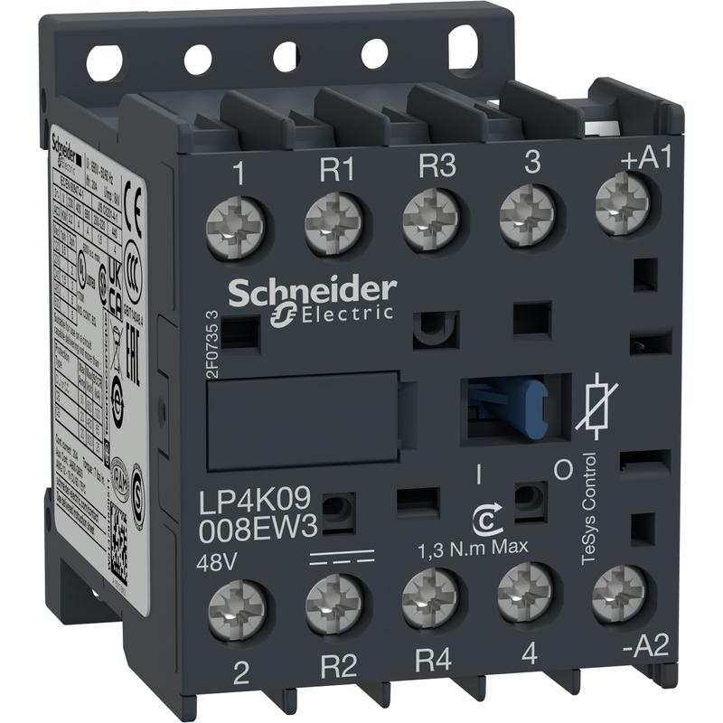 Schneider Electric LP4K09008BW3 ministykač 4P (2Z + 2V) 20A AC-1 440V - cívka 24V DC