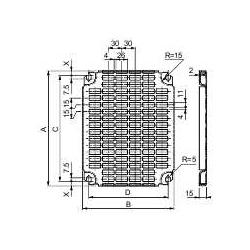 Schneider Electric NSYMR106 Montážní panel perforovaný 1000x600