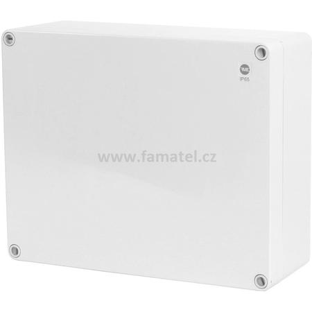 Famatel 68230 Krabice SolidBox IP65, 313x253x115mm, plné víko, hladké boky