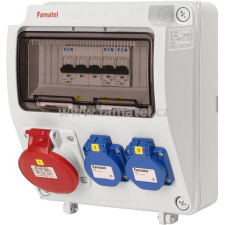 Famatel v160-6kA - ZSF20100000.0 /3957 Zás.skříň IP44 jištěná bez chrániče