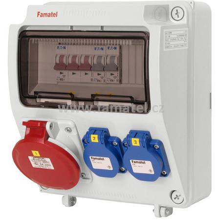 Famatel v185 - ZSF20001000.0 /3957 Zás.skříň IP44 jištěná bez chrániče