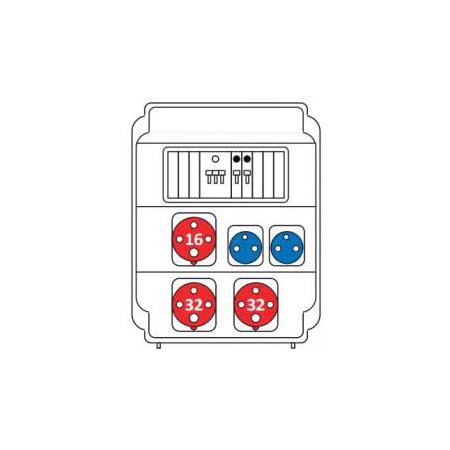 SEZ ROS 11/I-52 Zásuvková rozvodnice