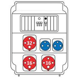 SEZ ROS 11/I-54 Zásuvková rozvodnice