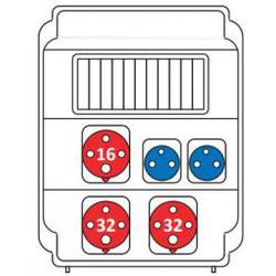 SEZ ROS 11/x-51 Zásuvková rozvodnice