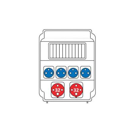 SEZ ROS 11/X-62 Zásuvková rozvodnice