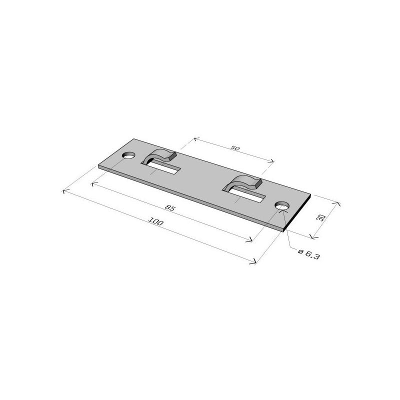 Arkys ARK-224100 nástěnný držák žlabu DZM 10 ŽZ