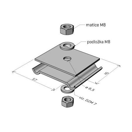 Arkys ARK-224130 držák žlabu DZM 13 ŽZ