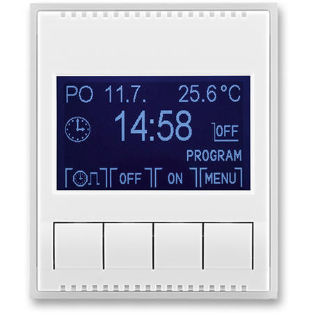 ABB 3292E-A20301 01 Hodiny spínací programovatelné (ovládací jednotka), bílá/ledová bílá