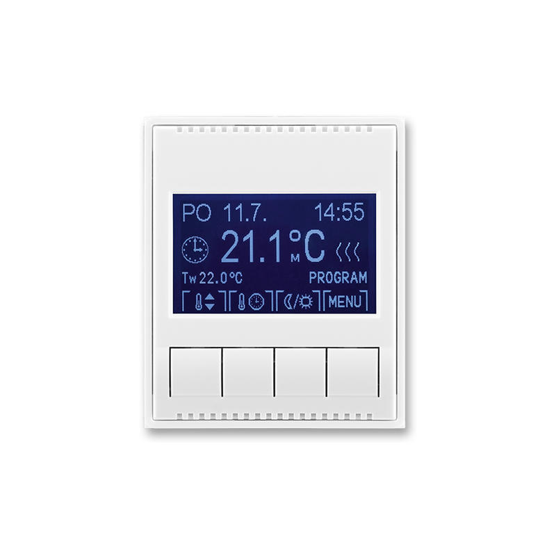 ABB 3292E-A10301 03 Termostat univerzální programovatelný (ovládací jednotka), bílá/bílá