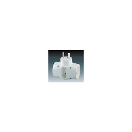 ABB 5323-23 B Adaptor rozbočovací, chráněný, bílá