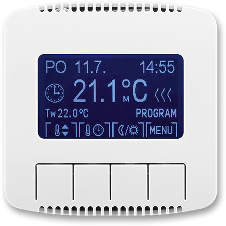 ABB 3292A-A10301 B Termostat univerzální programovatelný (ovládací jednotka), bílá