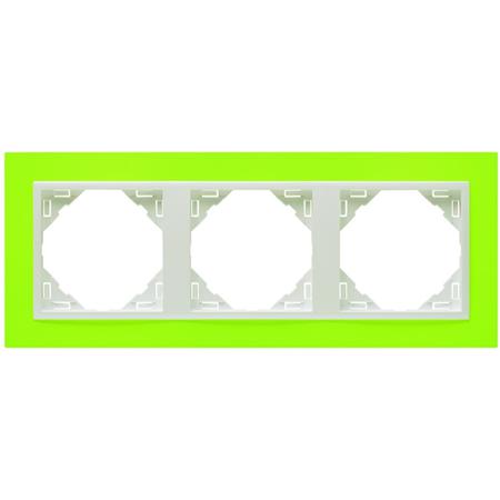 ELKO EP 90930 TDG  zelená / ledová 3-rámeček zelená, mezirámeček ledová