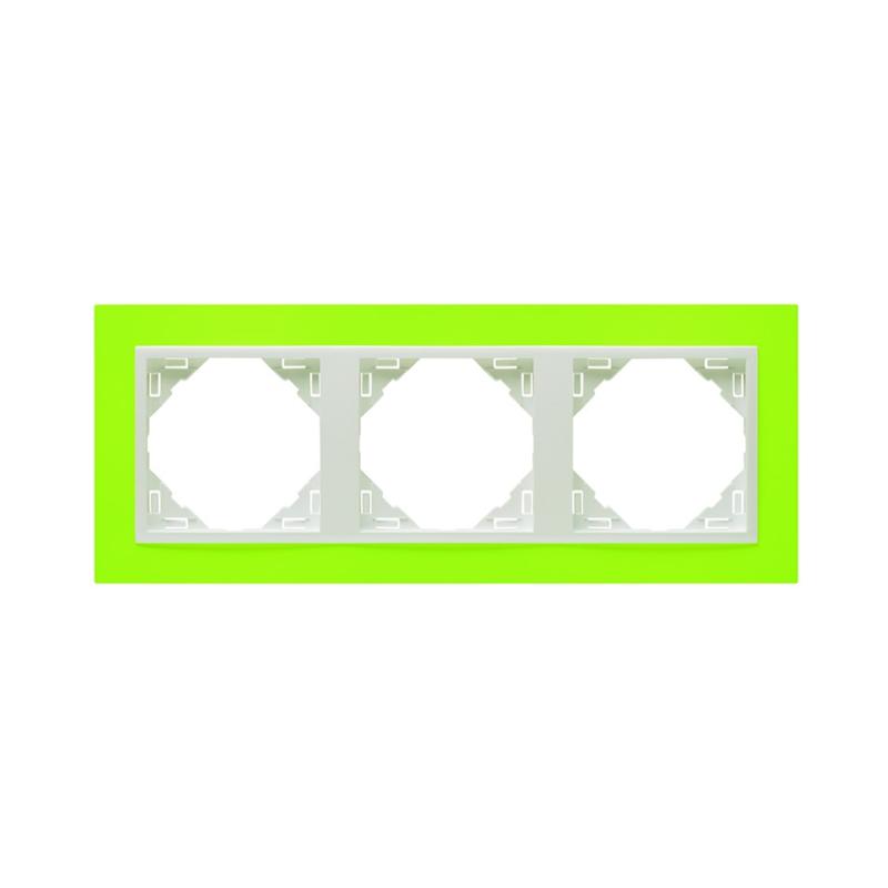 ELKO EP 90930 TDG  zelená / ledová 3-rámeček zelená, mezirámeček ledová