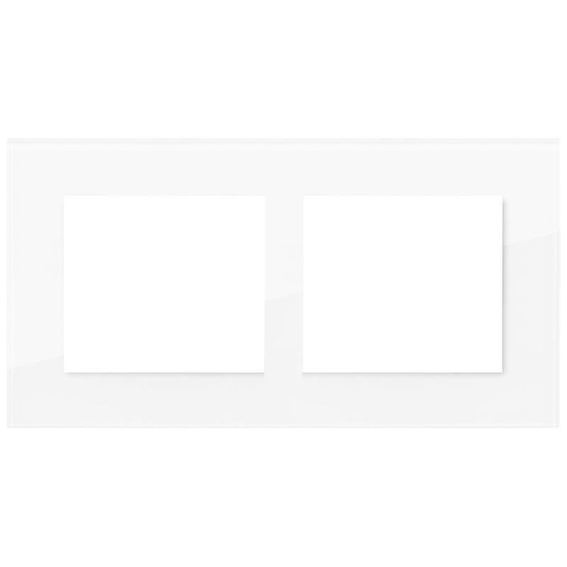 OBZOR DSD 00-00000-1282 Rámeček dvojnásobný plexisklo DECENTE, bílý
