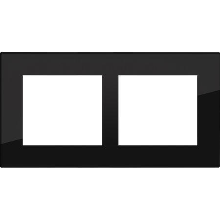 OBZOR DSD 00-00000-1283 Rámeček dvojnásobný plexisklo DECENTE, černý