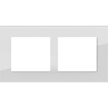 OBZOR DSD 00-00000-1284 Rámeček dvojnásobný plexisklo DECENTE, šedý