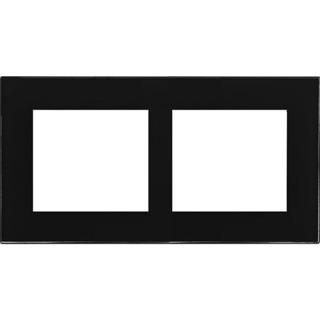 OBZOR DSD 00-00000-2181 Rámeček dvojnásobný plexi DECENTE, černý