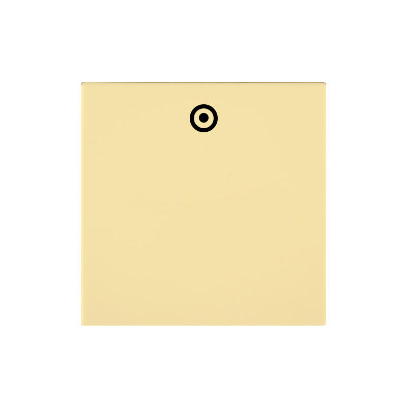 OBZOR DSE 00-01204-000000 Kryt jednoduchý se symbolem terče, vanilkově žlutá