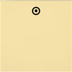 OBZOR DSE 00-01204-000000 Kryt jednoduchý se symbolem terče, vanilkově žlutá