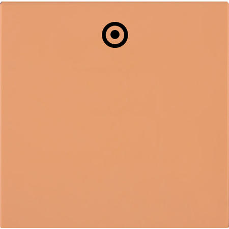 OBZOR DSE 00-01206-000000 Kryt jednoduchý se symbolem terče, broskově oranžová