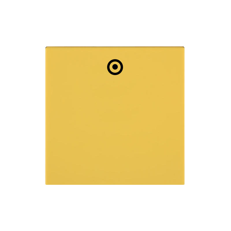 OBZOR DSE 00-01209-000000 Kryt jednoduchý se symbolem terče, slunečnicově žlutá